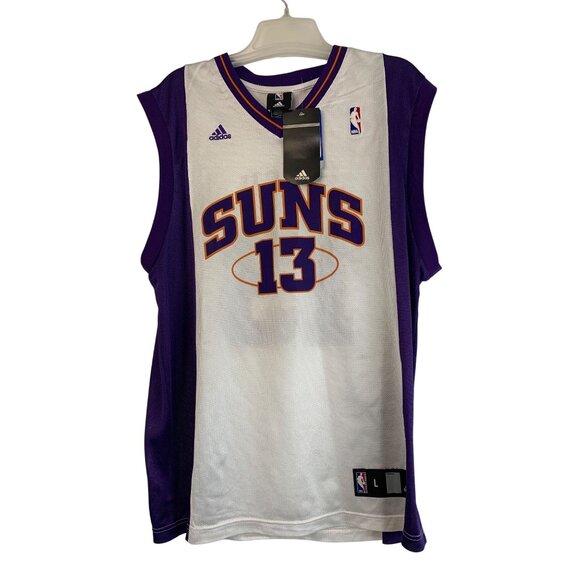 VTG NWT Adidas Phoenix Suns Steve Nash #13 NBA Jersey Large Release 2008 - Picture 1 of 6